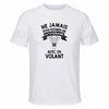 Maillot de Sport Homme Volant Octogenaire - T-Shirt Respirant Polyester Manches Courtes - Cadeau Sportif Anniversaire Noël Fête des Pères