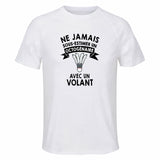 Maillot de Sport Homme Volant Octogenaire - T-Shirt Respirant Polyester Manches Courtes - Cadeau Sportif Anniversaire Noël Fête des Pères