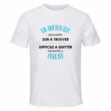 Maillot de Sport Homme pour Un Infirmier Formidable Blanc - T-Shirt Respirant Polyester Manches Courtes - Cadeau Sportif Anniversaire Noël Fête des Pères