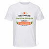 Maillot de Sport Homme Meilleur Educateur specialise Super Pouvoir Cadeau Anniversaire Noël Fête des Pères T-Shirt Respirant Polyester