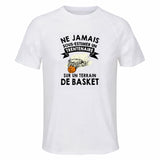 Maillot de Sport Homme Basket Trentenaire - T-Shirt Respirant Polyester Manches Courtes - Cadeau Sportif Anniversaire Noël Fête des Pères