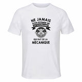 Maillot de Sport Homme Mecanique Octogenaire - T-Shirt Respirant Polyester Manches Courtes - Cadeau Sportif Anniversaire Noël Fête des Pères