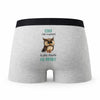 Caleçon Kiara la Plus Chouette - Humour Boxer Gris Idée Cadeau