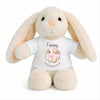Peluche Lapin Bébé Doudou Fanny Humour Vache Cadeau Naissance Fille Nouveau-Né Baby Shower