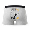 Caleçon Grs - Humour Boxer Gris Idée Cadeau Passion