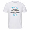 Maillot de Sport Homme pour Un Docteur Formidable Blanc - T-Shirt Respirant Polyester Manches Courtes - Cadeau Sportif Anniversaire Noël Fête des Pères