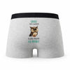 Caleçon Carole la Plus Chouette - Humour Boxer Gris Idée Cadeau