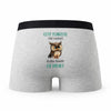 Caleçon Cette Plongeuse Caractère de Cochon - Humour Boxer Gris Idée Cadeau