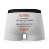 Caleçon Un Angelo Aussi Génial - Humour Boxer Gris Idée Cadeau