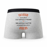 Caleçon Un Melvin Aussi Génial - Humour Boxer Gris Idée Cadeau