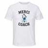 Maillot de Sport Homme pour Merci Water Polo Coach - T-Shirt Respirant Polyester Manches Courtes - Cadeau Sportif Anniversaire Noël Fête des Pères