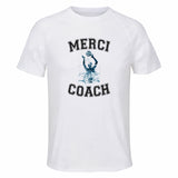 Maillot de Sport Homme pour Merci Water Polo Coach - T-Shirt Respirant Polyester Manches Courtes - Cadeau Sportif Anniversaire Noël Fête des Pères
