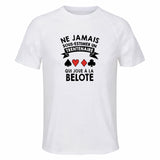 Maillot de Sport Homme Belote Copie 4 Trentenaire - T-Shirt Respirant Polyester Manches Courtes - Cadeau Sportif Anniversaire Noël Fête des Pères