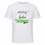 Maillot de Sport Homme Meilleur Loulou De Tous Les Temps - T-Shirt Respirant Polyester Manches Courtes - Cadeau Sportif Anniversaire Noël Fête des Pères