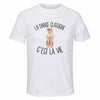 Maillot de Sport Homme Danse Classique C'est La Vie - T-Shirt Respirant Polyester Manches Courtes - Cadeau Sportif Anniversaire Noël Fête des Pères