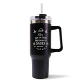 Mug isotherme Alba Liste des enfants sages Noir