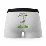 Caleçon Cet Horloger Têtu comme Un Âne - Humour Boxer Gris Idée Cadeau