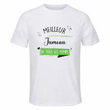 Maillot de Sport Homme Meilleur Jumeau De Tous Les Temps - T-Shirt Respirant Polyester Manches Courtes - Cadeau Sportif Anniversaire Noël Fête des Pères