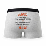 Caleçon Un Ismael Aussi Génial - Humour Boxer Gris Idée Cadeau