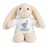 Peluche Lapin Bébé Doudou Marraine Parfaite Éléphant Cadeau Naissance Garçon Nouveau-Né Baby Shower