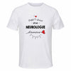 Maillot de Sport Homme Neurologue Damour - T-Shirt Respirant Polyester Manches Courtes - Cadeau Sportif Anniversaire Noël Fête des Pères