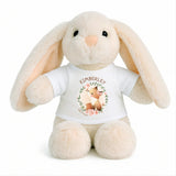 Peluche Lapin Bébé Doudou Kimberley d'amour Renard Cadeau Naissance Fille Nouveau-Né Baby Shower