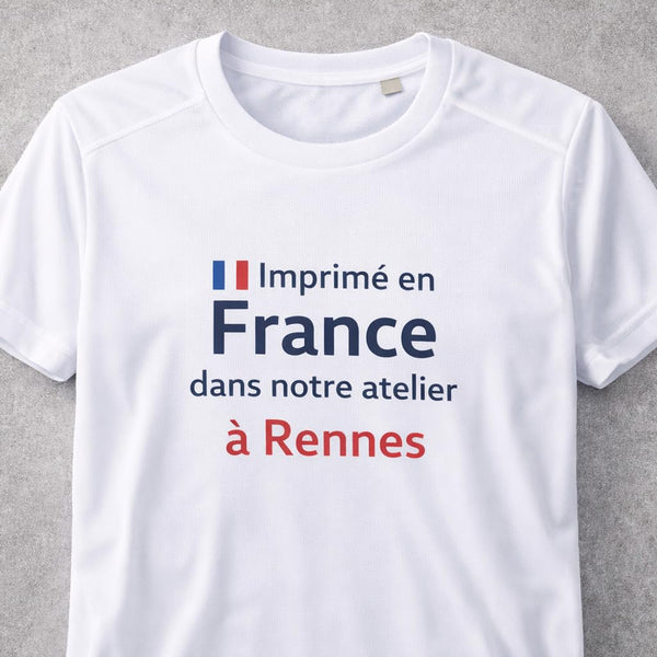 Maillot de Sport Femme Neyla Lettre - T-Shirt Respirant Polyester Manches Courtes - Cadeau Sportive Anniversaire Noël Fête des Mères