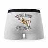 Caleçon Berger Allemand - Humour Boxer Gris Passion Idée Cadeau