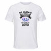 Maillot de Sport Homme Loto Copie 4 Septuagenaire - T-Shirt Respirant Polyester Manches Courtes - Cadeau Sportif Anniversaire Noël Fête des Pères