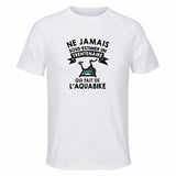 Maillot de Sport Homme Aquabike Trentenaire - T-Shirt Respirant Polyester Manches Courtes - Cadeau Sportif Anniversaire Noël Fête des Pères