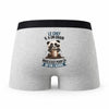 Caleçon Le Chef Panda Grain - Humour Boxer Gris Idée Cadeau