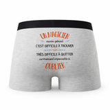 Caleçon Un Magicien Aussi Génial - Humour Boxer Gris Idée Cadeau
