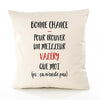 Housse de Coussin Premium Valéry ça n'existe Pas Homme - Coton Canvas Fairtrade Beige Idée Cadeau Décoration Canapé