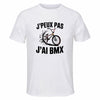 Maillot de Sport Homme BMX J'peux Pas - T-Shirt Respirant Polyester Manches Courtes - Cadeau Sportif Anniversaire Noël Fête des Pères