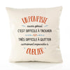Housse de Coussin Premium Un Pompiste Aussi génial - Coton Canvas Fairtrade Beige Idée Cadeau Décoration Canapé