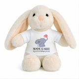 Peluche Lapin Bébé Doudou Meme Parfaite Éléphant Cadeau Naissance Garçon Nouveau-Né Baby Shower