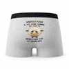 Caleçon Abdelkader Agneau - Humour Boxer Gris Idée Cadeau