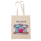 Idée cadeau pratique Saint Valentin Mariage Fiançailles Anniversaire Romantique Amoureux (Sac, Koalas)