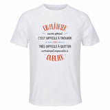 Maillot de Sport Homme pour Un Platrier Aussi Genial - T-Shirt Respirant Polyester Manches Courtes - Cadeau Sportif Anniversaire Noël Fête des Pères