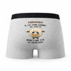 Caleçon Fernando Agneau - Humour Boxer Gris Idée Cadeau