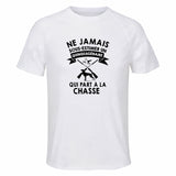 Maillot de Sport Homme Chasse Quinquagenaire - T-Shirt Respirant Polyester Manches Courtes - Cadeau Sportif Anniversaire Noël Fête des Pères