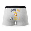 Caleçon Cosplay - Humour Boxer Gris Idée Cadeau Passion