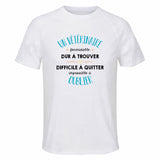 Maillot de Sport Homme pour Un Veterinaire Formidable Blanc - T-Shirt Respirant Polyester Manches Courtes - Cadeau Sportif Anniversaire Noël Fête des Pères