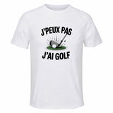 Maillot de Sport Homme Gold J'peux Pas - T-Shirt Respirant Polyester Manches Courtes - Cadeau Sportif Anniversaire Noël Fête des Pères