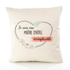 Housse de Coussin Premium maître d'hôtel irremplaçable - Coton Canvas Fairtrade Beige Idée Cadeau Décoration Canapé