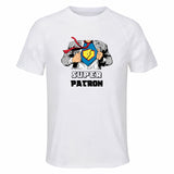 Maillot de Sport Homme Super Patron - T-Shirt Respirant Polyester Manches Courtes - Cadeau Sportif Anniversaire Noël Fête des Pères