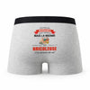 Caleçon Marraine Bricoleuse - Humour Boxer Gris Idée Cadeau Fête des Pères