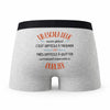 Caleçon Un Escala Deur Aussi Génial - Humour Boxer Gris Idée Cadeau