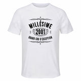 Maillot de Sport Homme 2001 Millesime Grand Cru Ministere Magie - T-Shirt Respirant Polyester Manches Courtes - Cadeau Sportif Anniversaire Noël Fête des Pères