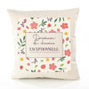 Housse de Coussin Femme Dresseuse de Chevaux exceptionnelle Motif Floral déco Salon canapé Chambre Cadeau Femme Anniversaire noël Coussin décoratif Motif Floral